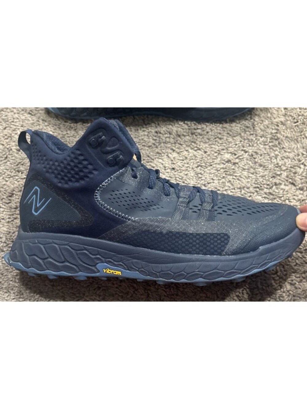New Balance Fresh Foam X Hierro Mid Vintage Indigo Blue Size 12.5 2E MTHIMCCN